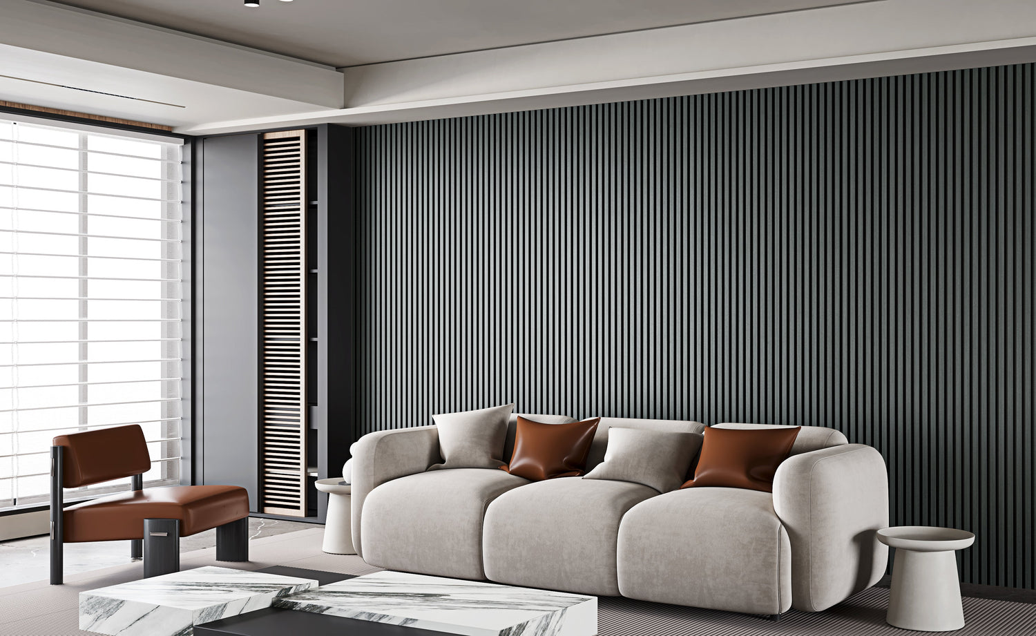 Select - Top-Sided Veneer Slat Wood Panels