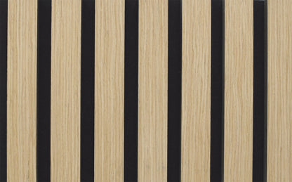 Canvas – Acoustic Top-Sided Mocha Oak Veneer Slat Wood Panel