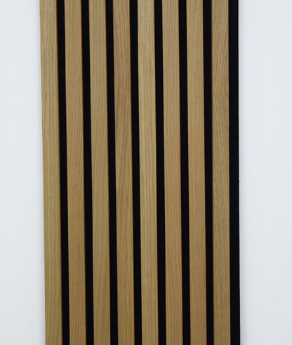 Oak 3D – Acoustic 3-Sided Veneer Slat Wood Panel