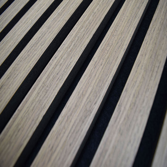 Meridian – Acoustic Top-Sided Walnut Veneer Slat Wood Panel